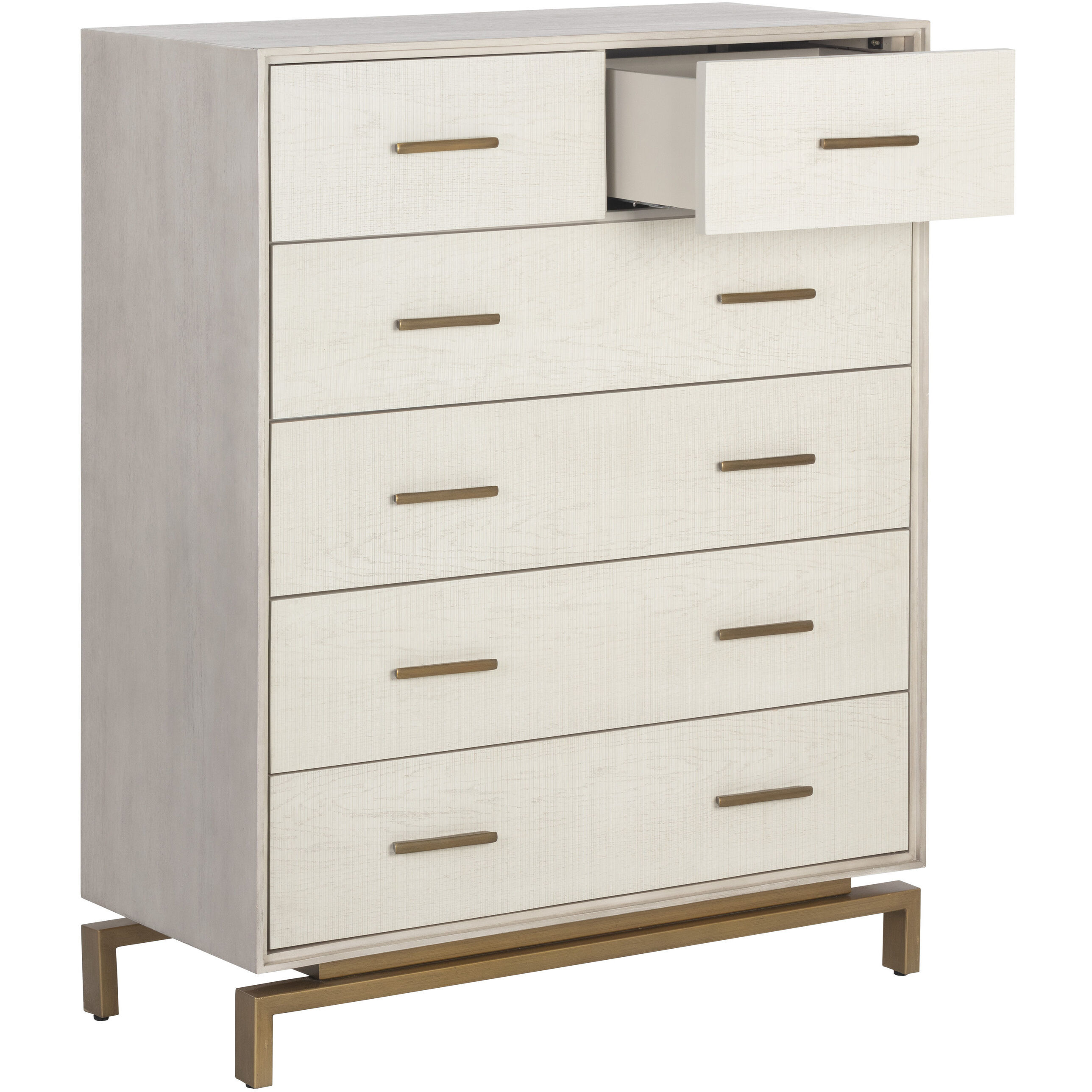 Valencia Taupe / Brass Chest